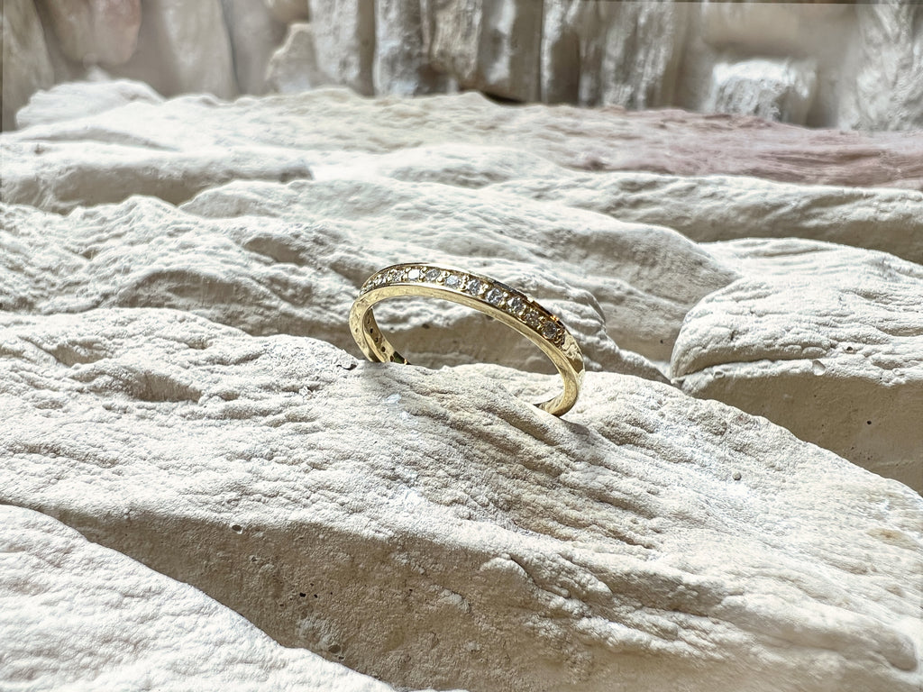 Memoire-Ring/Verlobungsring - 585er Gold - funkelnden Diamanten – Nr. 51 (11)