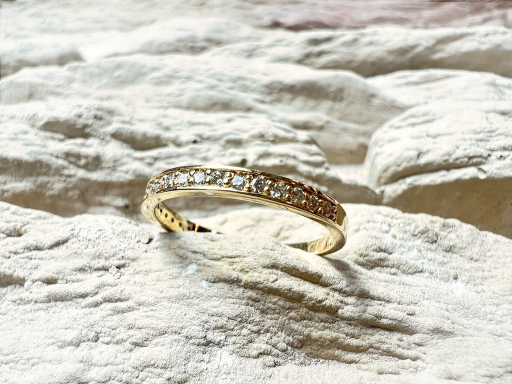 Memoire-Ring/Verlobungsring - 585er Gold - funkelnden Diamanten – Nr. 51 (11)