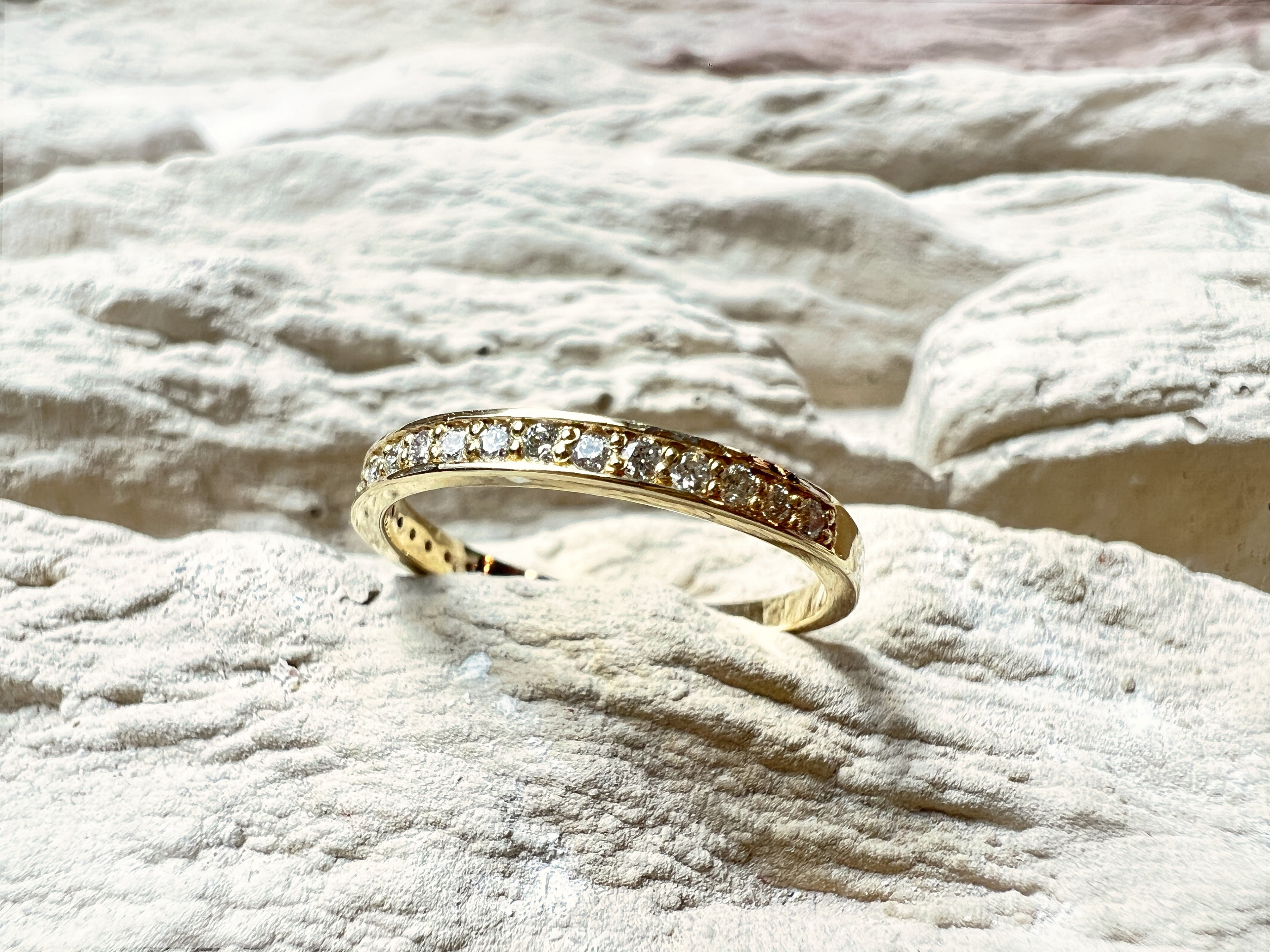 Memoire-Ring/Verlobungsring - 585er Gold - funkelnden Diamanten – Nr. 51 (11)