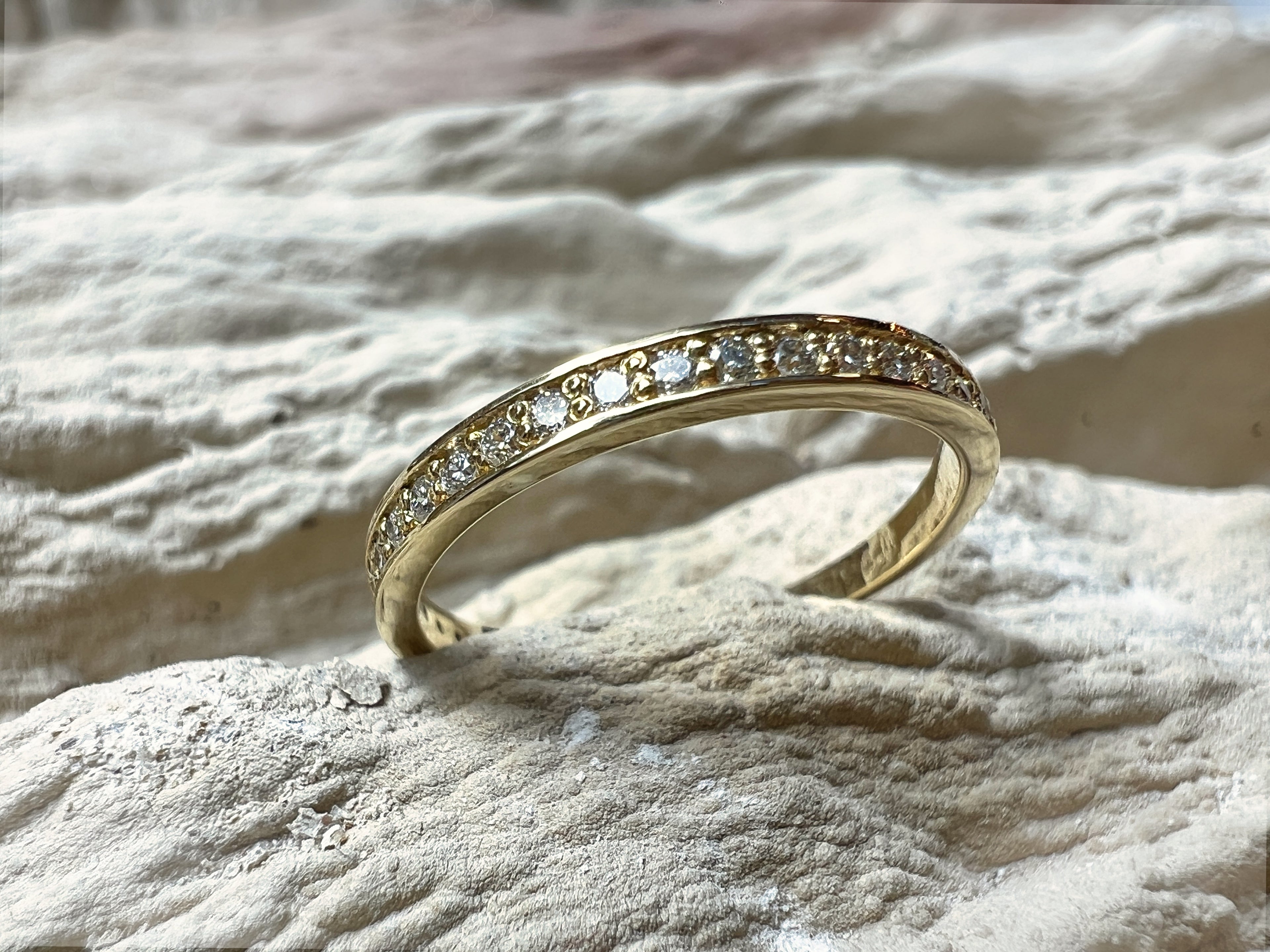 Memoire-Ring/Verlobungsring - 585er Gold - funkelnden Diamanten – Nr. 51 (11)