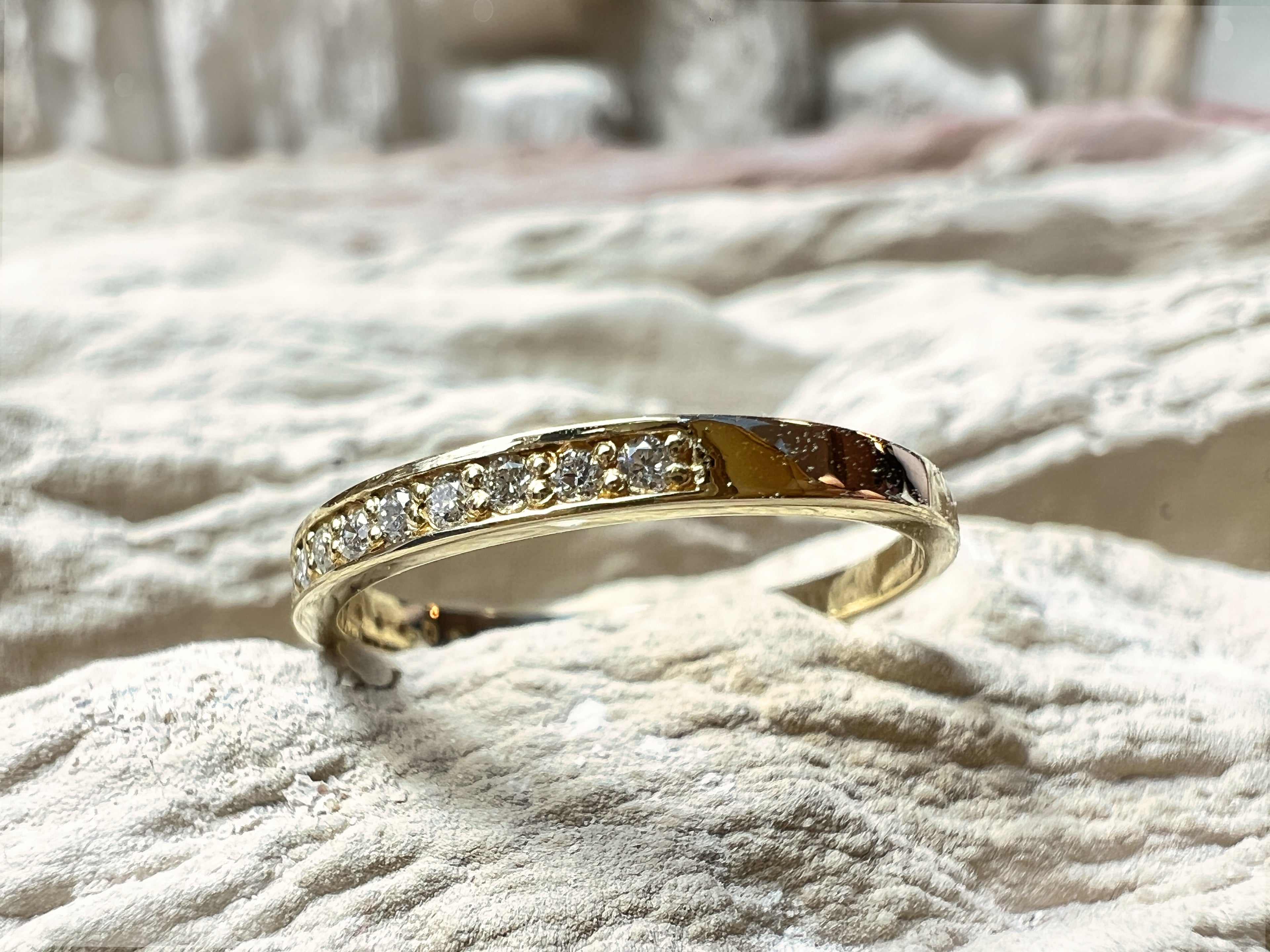 Memoire-Ring/Verlobungsring - 585er Gold - funkelnden Diamanten – Nr. 51 (11)