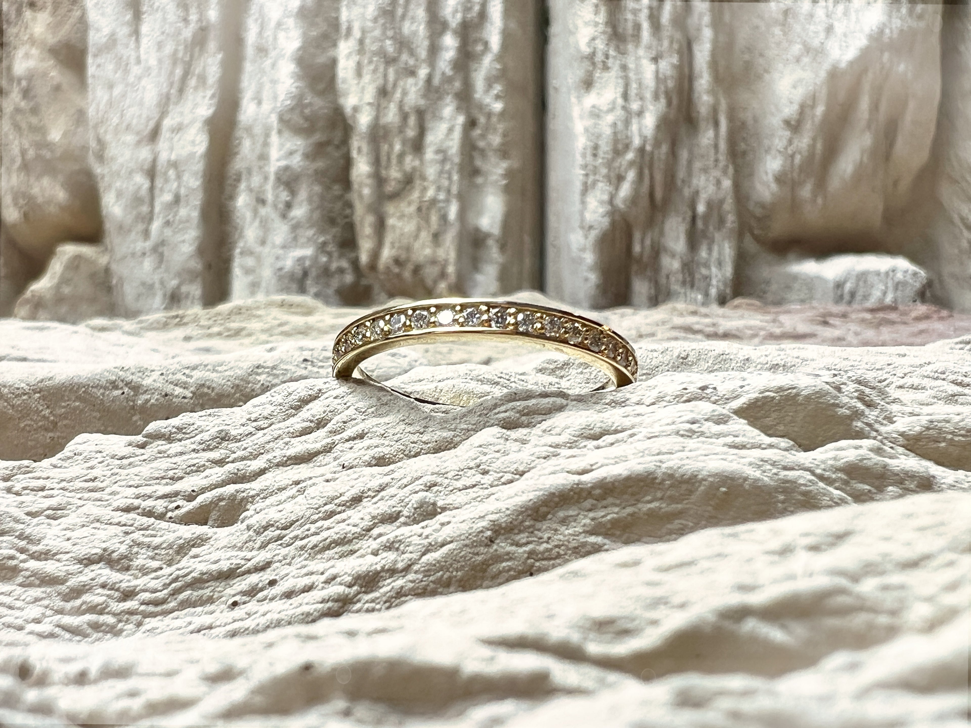 Memoire-Ring/Verlobungsring - 585er Gold - funkelnden Diamanten – Nr. 51 (11)