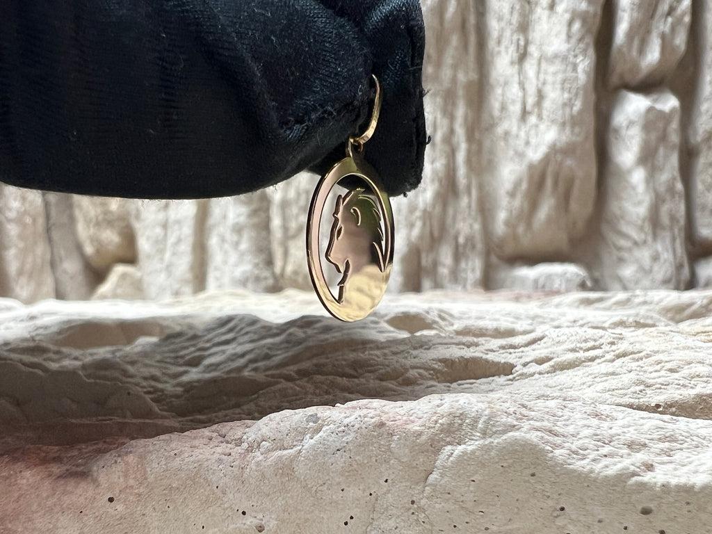 Sterzeichen-Anhänger "Löwe" - 585 Gold