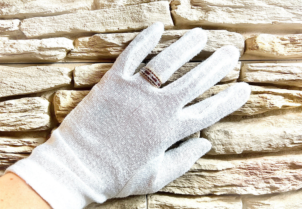 Luxus-Unikat Rubinring 585er Gelbgold mit Rubinen & Diamanten