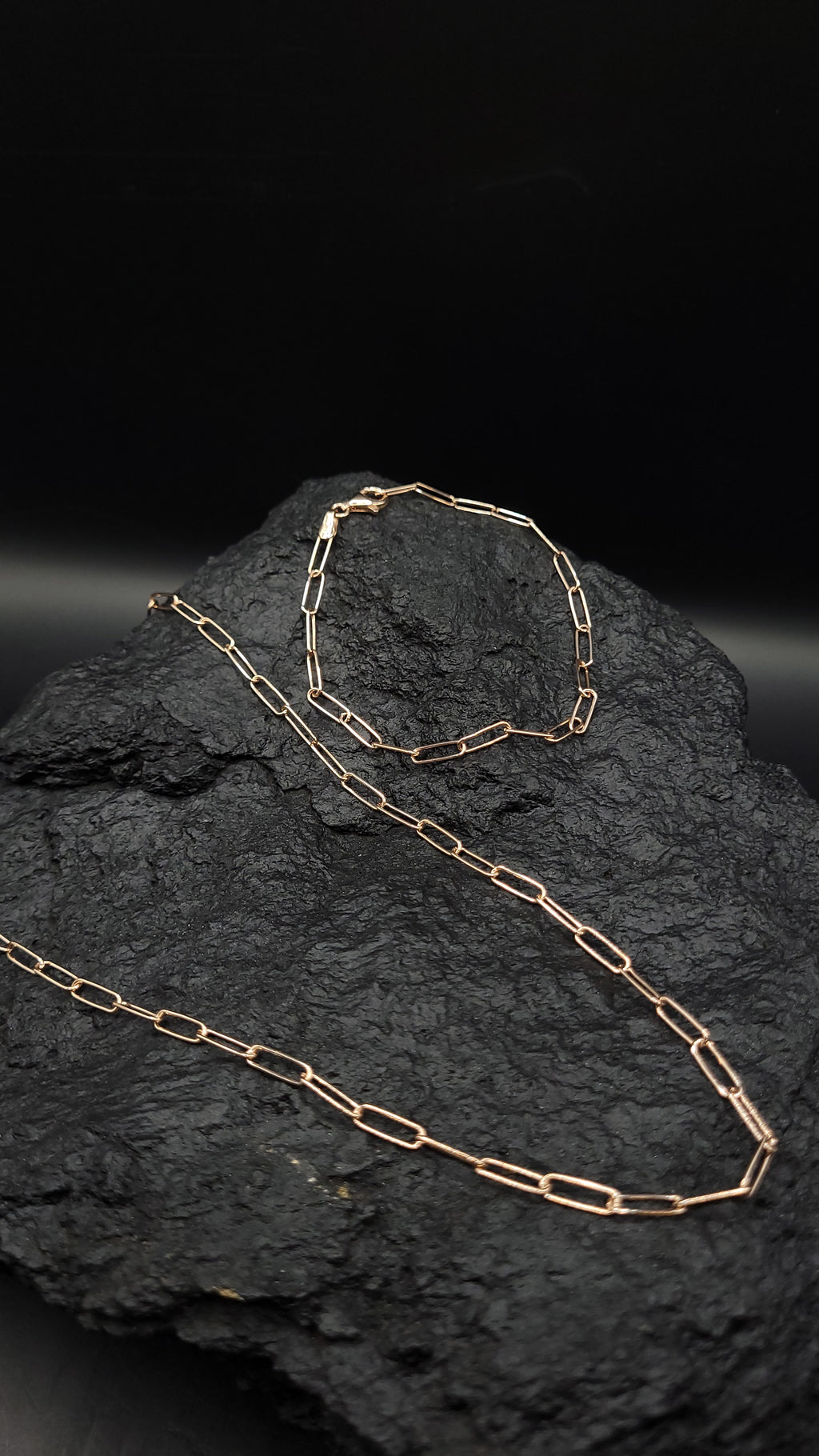 Edles Großglieder-Set "zeitlose Eleganz" 925 Sterling Silber inkl. Vergoldung - unisex