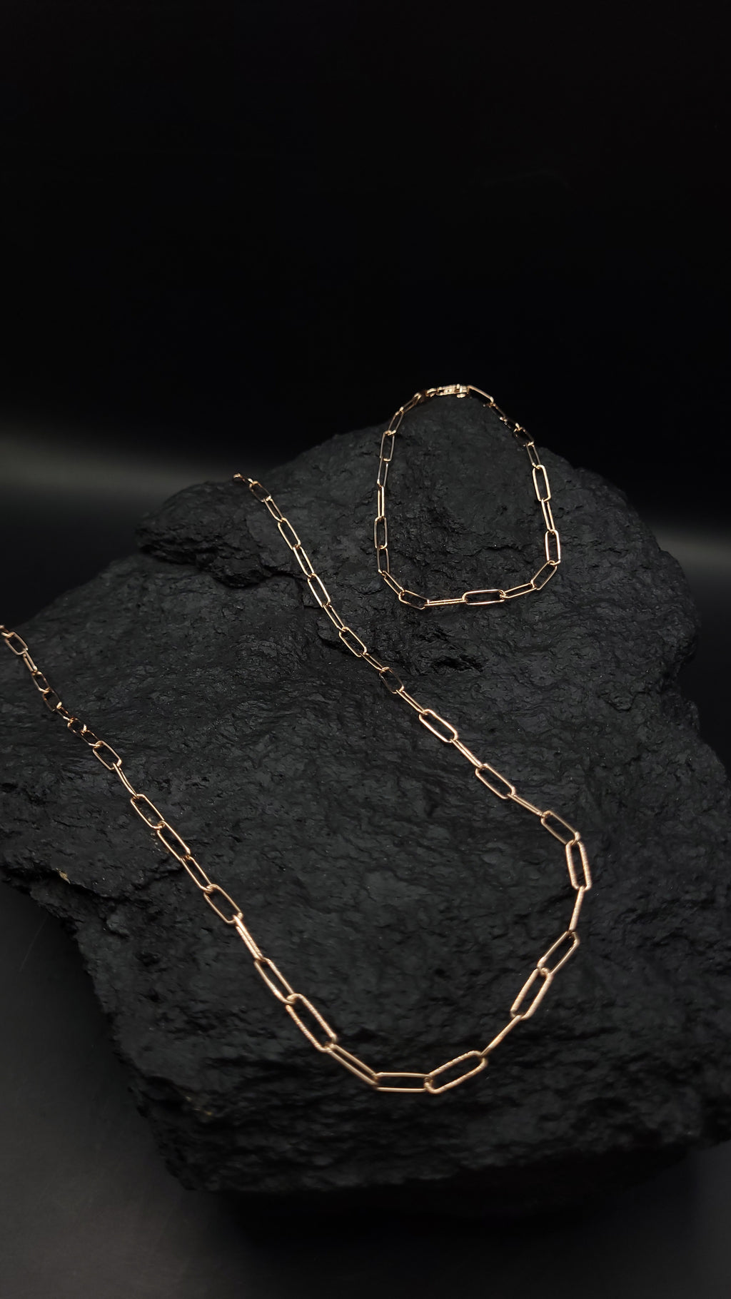 Edles Großglieder-Set "zeitlose Eleganz" 925 Sterling Silber inkl. Vergoldung - unisex