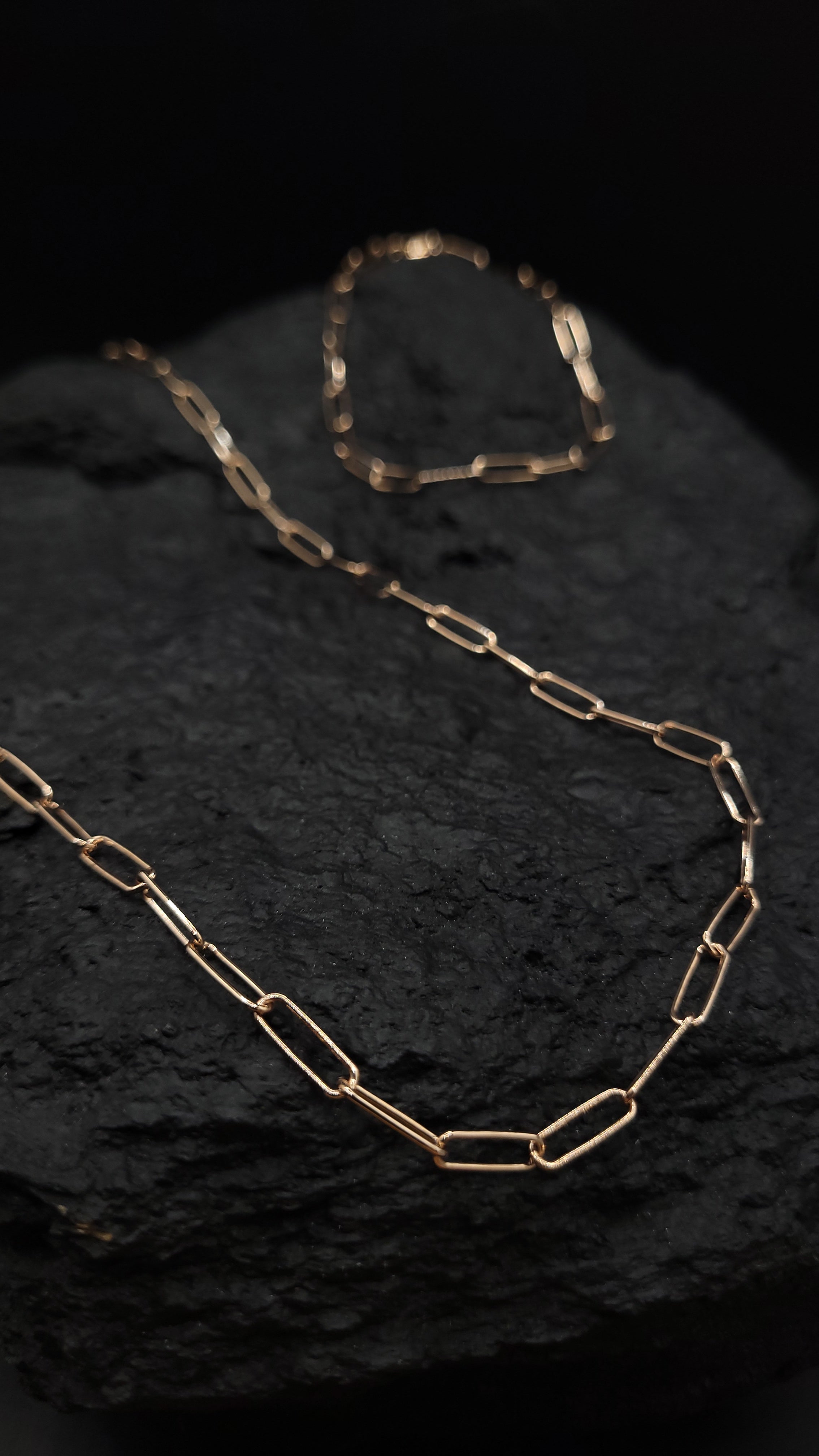 Edles Großglieder-Set "zeitlose Eleganz" 925 Sterling Silber inkl. Vergoldung - unisex