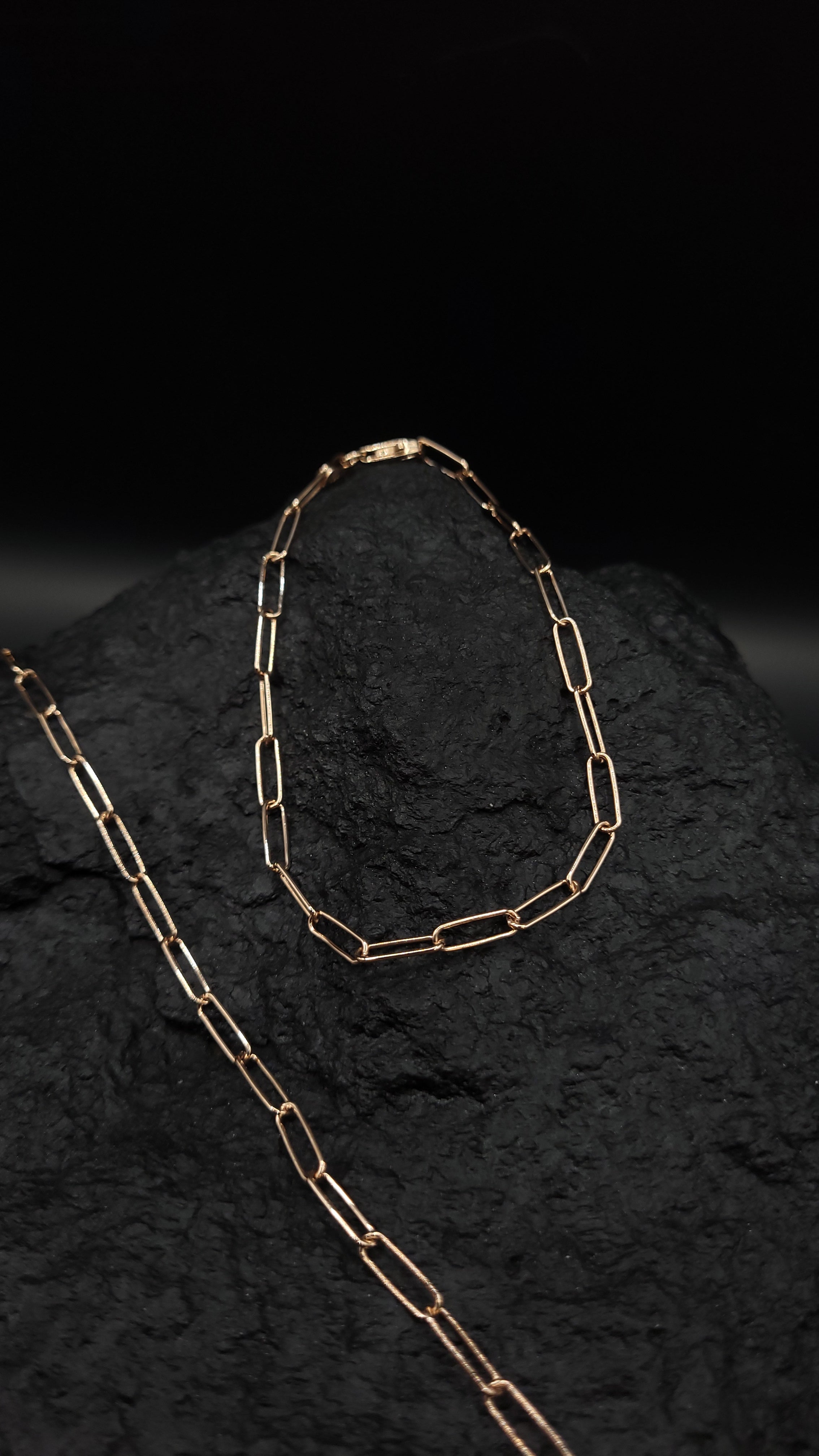 Edles Großglieder-Set "zeitlose Eleganz" 925 Sterling Silber inkl. Vergoldung - unisex